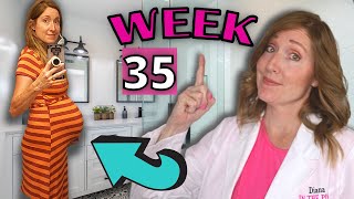 35 Weeks Pregnant  What to Expect at 35 Weeks in Months [upl. by Kant]