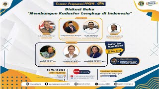 Seminar Profesional  Diskusi Buku Membangun Kadaster Lengkap Untuk Indonesia [upl. by Nomzed]