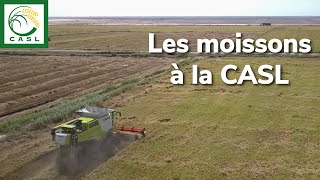 Les moissons à la CASL Août 2018 [upl. by Anifad]