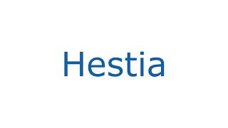 How To Pronounce Hestia With Greek Accent [upl. by Liamaj589]