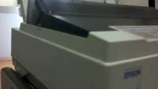 Dot Matrix Printer How to reset factory default settings [upl. by Akinet]