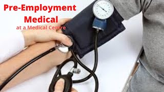 Pre Employment MEDICAL Examination and PREEMPLOYMENT ASSESSMENTS [upl. by Hadeis]