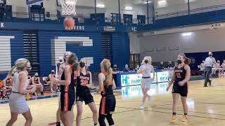 Highlights from Parma WesternJonesville girls basketball district final [upl. by Eimas767]