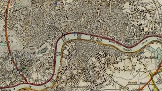 Old London Maps 1750 to Present [upl. by Llerrat]