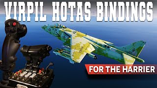 Virpil HOTAS Bindings For The AV8B Harrier 2023  DCS World  VIRPILControls [upl. by Llerryt]