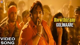 Golimaare Video Song  Rowthiram Tamil Movie  Jiiva  Shriya  Gokul  Prakash Nikki [upl. by Ennael]