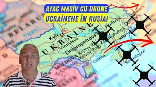 Ucraina lovește masiv 9 regiuni din Rusia cu drone Moscova în Vizorul AFU [upl. by Adnoved231]