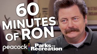 60 Minutes Of Iconic Ron Swanson Moments  Parks and Recreation [upl. by Sid]