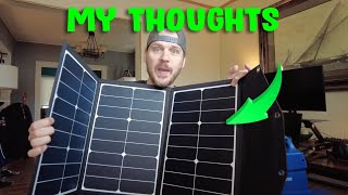 Westinghouse Portable 60W Solar Panel Review [upl. by Yaniv]