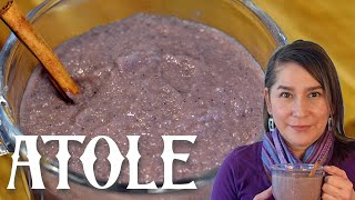 How to Make Atole  Traditional NM Blue Corn Atole Recipe [upl. by Rimat]