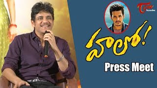 Akkineni Nagarjuna Press Meet about Hello Movie  Akhil Akkineni Kalyani Priyadarshan [upl. by Eenej]