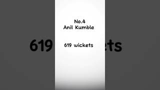 TOP 5 wicket takers in test history cricket shorts [upl. by Aylmer342]