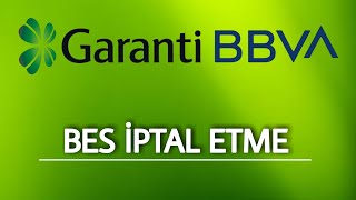 Bireysel Emeklilik İptal Etme  BES İptali  GARANTİ BBVA [upl. by Eirb757]