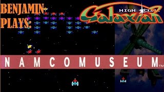 Lets Play Namco Museum PlayStation Galaxian [upl. by Lunsford]