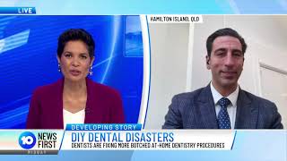 10 News First Narelda Jacobs Interviews Dr Gamer Verdian on Cosmetic Dentistry [upl. by Eila165]