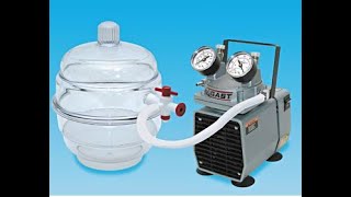 Vacuum Desiccators How to use Working Vacuum Desiccator with Vacuum Pump [upl. by Carolann36]