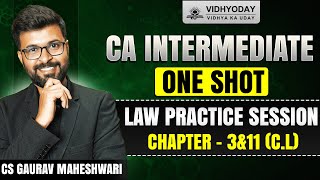 Chapter 3 Corporate Law  CA Intermediate One Shot  CS Gaurav Maheshwari [upl. by Ijneb]