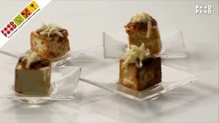 Delicious Starter for Parties  Paneer Canapes  Canapes Recipe  Veg Cheese Canapes Recipe [upl. by Straus]