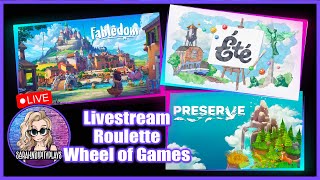 Livestream Roulette Wheel of Games What will I play fabledom preserve ete cozygaming [upl. by Ilil962]