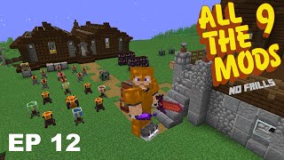 ATM9 No Frills  EP 12  I Finished Mystical Agriculture [upl. by Ahsropal]