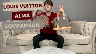 Louis Vuitton Alma Review  Damier Ebene or Monogram 2020 [upl. by Saunder]