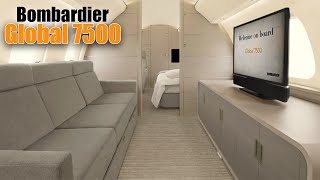 Inside 75 Million Bombardier Global 7500  The Most Advanced Private Jet [upl. by Odlaniger392]