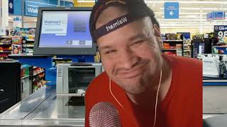 Walmart Cashier Judges your food choices asmr [upl. by Irah]