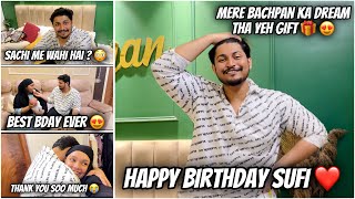 Birthday Pe Hua Prank 😝 Bachpan Ka Dream Gift 🎁  Happy Birthday Sufi ❤️  Sufiyan And Nida ❤️ [upl. by Arykat]