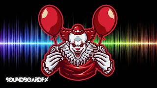 Creepy Clown Laugh Sound Effect Insane Scary Cinematic Laugh for Horror Editing [upl. by Lobiv]