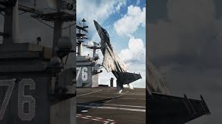 Jet landing on Aircraft Carrier [upl. by Hurst]