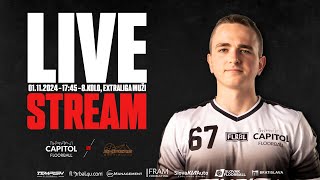 LIVESTREAM  TEMPISH CAPITOL Floorball Club vs Snipers Bratislava Ex muži 8 kolo [upl. by Aitsirhc]