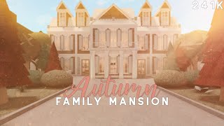 Bloxburg  Autumn Family Mansion Build [upl. by Noira]