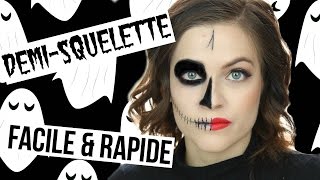 TUTO Halloween Squelette Glam facile pour les nuls ☠ [upl. by Aneetsirk]