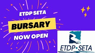 HOW TO APPLY FOR THE ETDP SETA BURSARY [upl. by Danika]