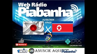 JAPÃO X COREIA DO NORTE  NARRAÇÃO AO VIVO  ELIMINATÓRIAS DA COPA  ÁSIA  21032024 [upl. by Ahseela]