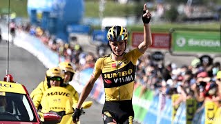 Sepp Kuss Charges To Victory On Dauphine Stage 5 [upl. by Yrad]