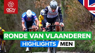 Breathtaking Racing Over The Climbs amp Cobbles  Ronde Van Vlaanderen 2023 Highlights  Men [upl. by Madison257]