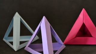 Origami Tetrahedron [upl. by Selym239]