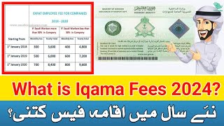 Iqama Fees in 2024  Iqama Fees new schedule  Iqama fees in installment 2024  iqama update 2024 [upl. by Leksehc]