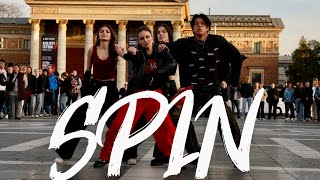 KPOP IN PUBLIC  Random Dance KARD  Spin  Dance Cover by Papillon Team  Budapest [upl. by Getter]