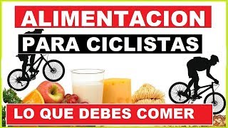 LA ALIMENTACIÓN ADECUADA PARA CICLISTAS LA MEJOR NUTRICIÓN ENTRENAR BICICLETA │TrotaMontesMTB [upl. by Lambart]