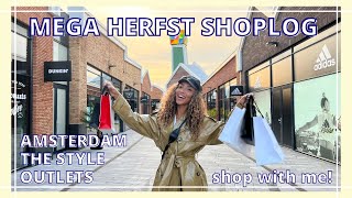 MEGA HERFST SHOPLOG Amsterdam Style Outlets  Larissa Bruin [upl. by Dnilazor47]