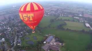 Mit dem Motorschirm um Heissluftballone fliegen Paramotor [upl. by Hynes]