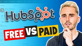 HubSpot CRM Difference Between Free and Paid Plan [upl. by Eirrod]