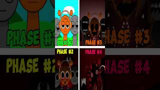 Phase 1 VS Phase 2 VS Phase 3 VS Phase 4 in Incredibox Sprunki sprunki [upl. by Aicat]