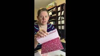 Stampin Up Sealed with Love and Heres to Cheers Valentines Treat Bag [upl. by Eda]