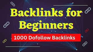 ✅Backlinks for Beginners How to Build HighQuality Links for Better SEO [upl. by Ssegrub]