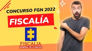 Concurso de méritos FGN 2022 − Fiscalía General de la Nación [upl. by Alyakem34]