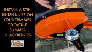 Transform Your Trimmer with the STIHL Blade Installation Kit [upl. by Panthia386]