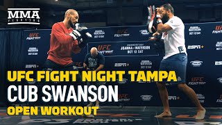 UFC Tampa Cub Swanson Open Workout Highlights  MMA Fighting [upl. by Ely]